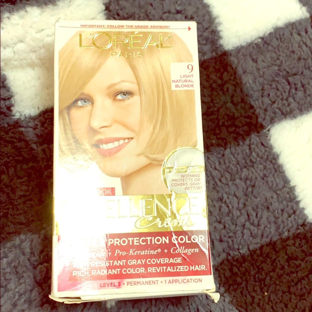 Lorel cream light natural blonde dye; level 3 perm